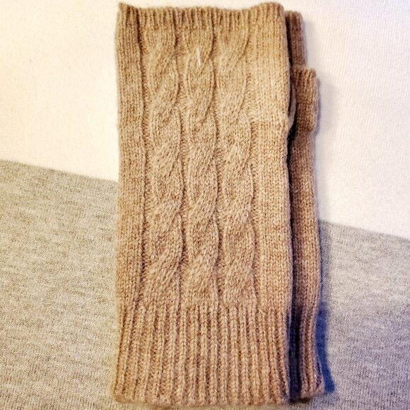 100% wool fingerless mittens - Picture 1 of 2